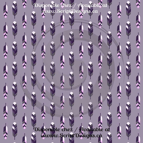 HTV à motifs tribaux roses et gris (12 modèles différents disponibles)