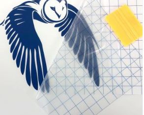 Pro-Tac 73 Clear with grid and liner (12 inches wide) - Hight tack