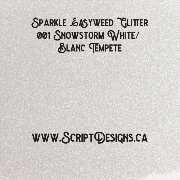 001 - Snowstorm - Siser HTV  Sparkle