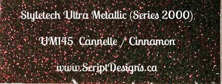 Ultra Metallic Glitter Adhesive Vinyl (Styletech 2000) 6"x12" size only