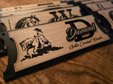 Plaque d'identification - Boxe de Cheval