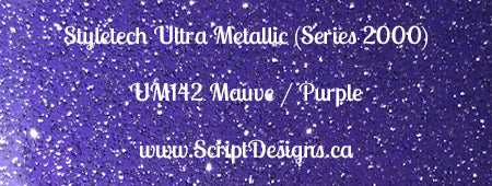 Ultra Metallic Glitter Adhesive Vinyl (Styletech 2000) 6"x12" size only