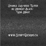 02 Midnight Black - Siser Sparkle HTV
