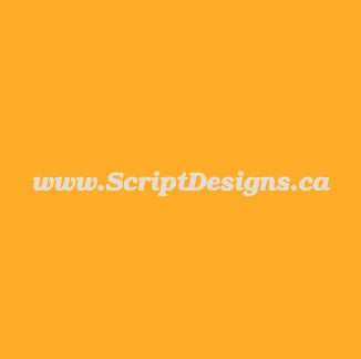 020 Golden Yellow - Oracal 651 Vinyl - ScriptDesigns - 1