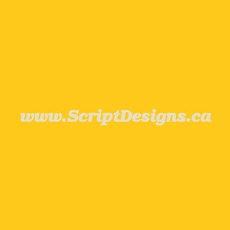 021 Yellow - Oracal 651 Vinyl - ScriptDesigns - 1