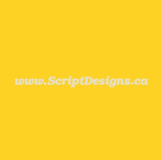 022 Light Yellow - Oracal 651 Vinyl - ScriptDesigns - 1