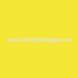 025 Brimstone Yellow  - Oracal 651 Vinyl - ScriptDesigns - 1