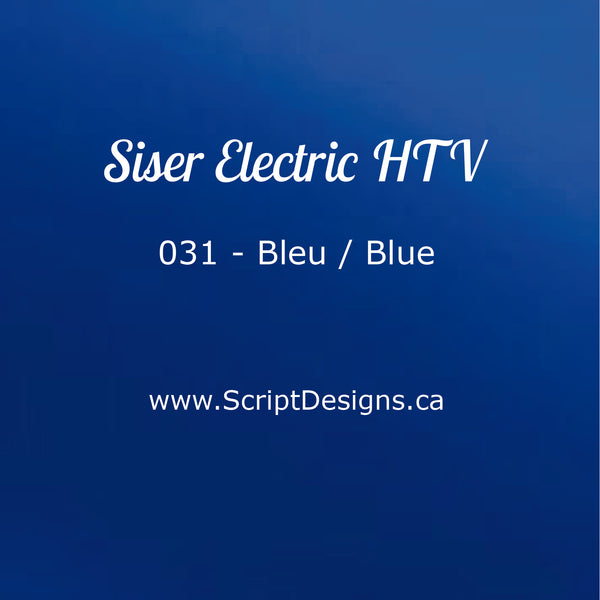 EL 031 Bleu - Siser EasyWeed Électrique HTV