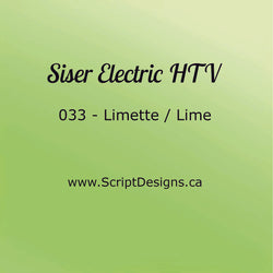 EL 033 Lime - Siser EasyWeed Electric HTV