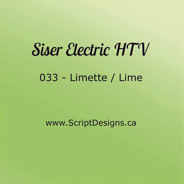 EL 033 Chaux - Siser EasyWeed Électrique HTV
