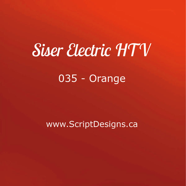 EL 035 Orange - Siser EasyWeed Électrique HTV