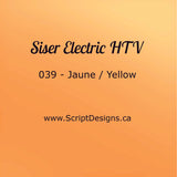 EL 039 Yellow - Siser EasyWeed Electric HTV