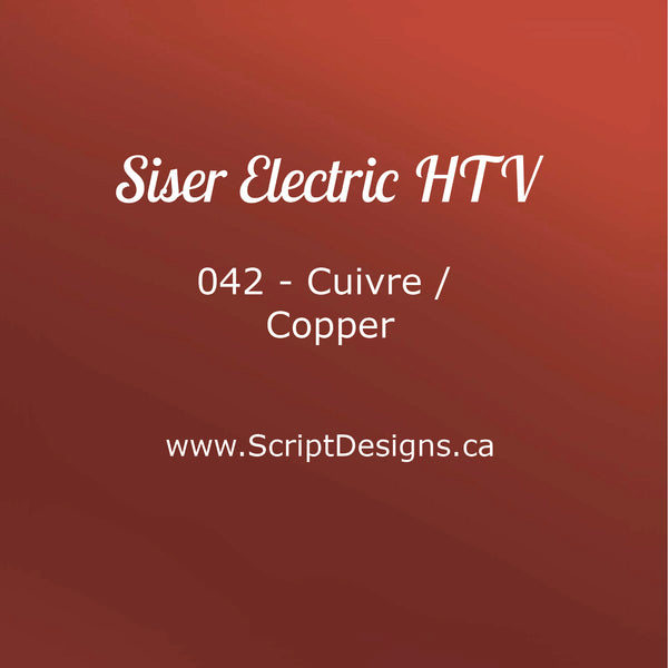 EL 042 Cuivre - Siser EasyWeed Électrique HTV