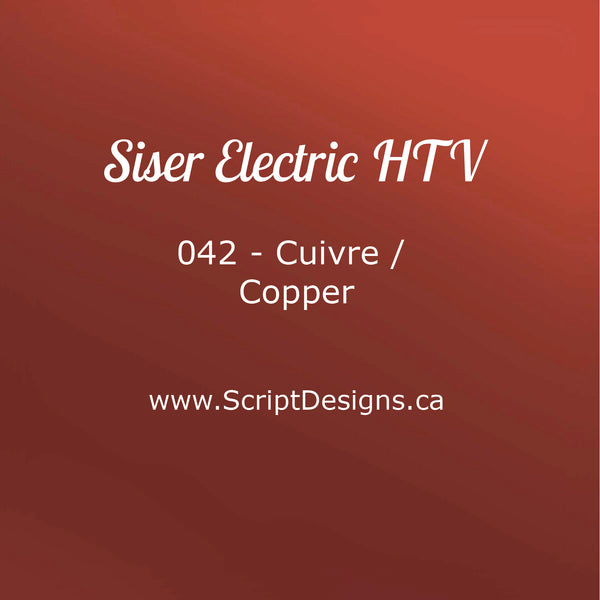 EL 042 Copper - Siser EasyWeed Electric HTV