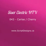 EL 043 Cherry - Siser EasyWeed Electric HTV