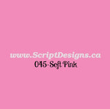 The Soft Tones Family - Oracal 651 Vinyl - ScriptDesigns - 4