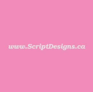 045 Soft Pink - Oracal 651 Vinyl - ScriptDesigns - 1