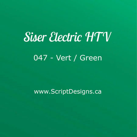 EL 047 Vert - Siser EasyWeed Électrique HTV