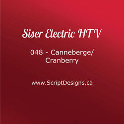 EL 048 Cranberry - Siser EasyWeed Electric HTV