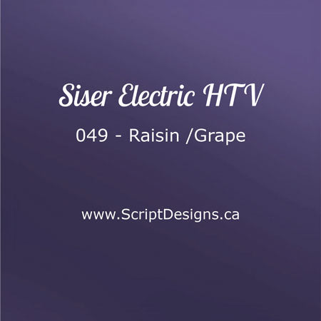 EL 049 Raisin - Siser EasyWeed Électrique HTV