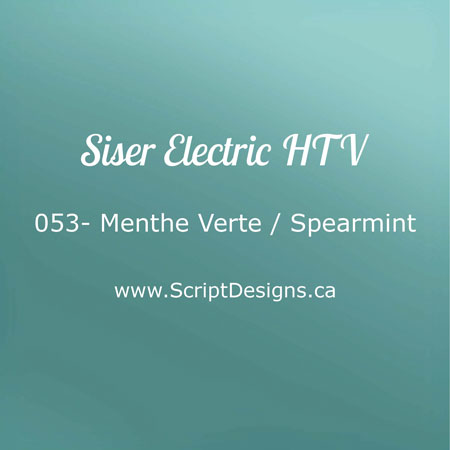 EL 053 Spearmint - Siser EasyWeed Electric HTV