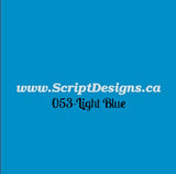 The Soft Tones Family - Oracal 651 Vinyl - ScriptDesigns - 8