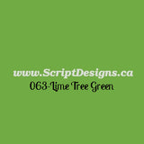 Green with Envy Family - Oracal 651 Vinyl - ScriptDesigns - 6