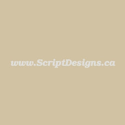 082 Beige - Oracal 651 Vinyl - ScriptDesigns - 1