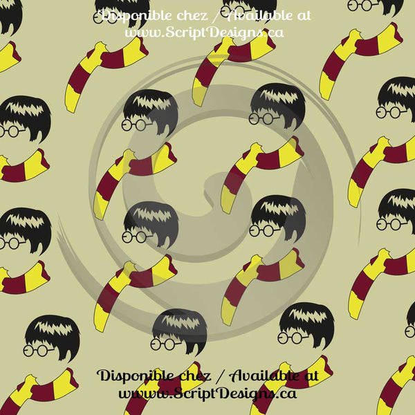 Harry Potter - Patterned HTV (12 Different designs available)