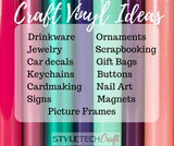 651 Equivalent Adhesive Vinyl (Styletech 4000) - 1 YARD ROLLS - Colours