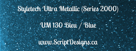 Ultra Metallic Glitter Adhesive Vinyl (Styletech 2000) sizes 12"x12" and up