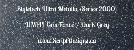 Ultra Metallic Glitter Adhesive Vinyl (Styletech 2000) sizes 12"x12" and up