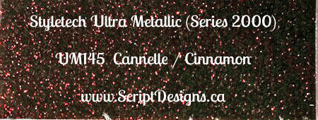 Ultra Metallic Glitter Adhesive Vinyl (Styletech 2000) sizes 12"x12" and up