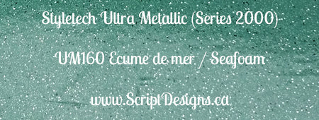 Ultra Metallic Glitter Adhesive Vinyl (Styletech 2000) sizes 12"x12" and up