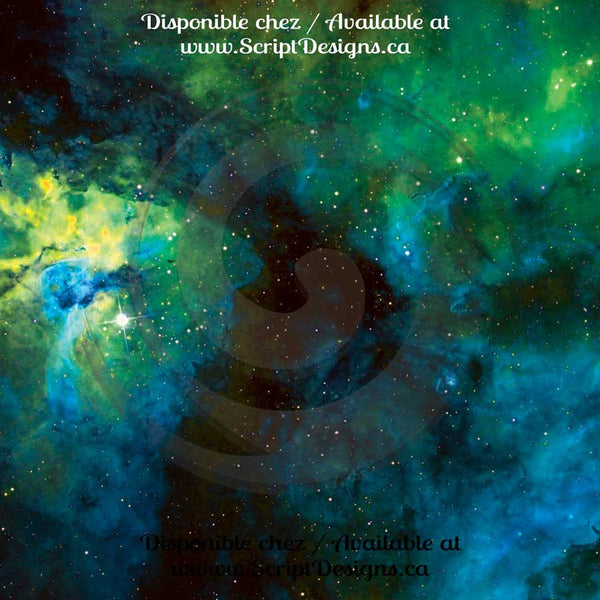 Space Ombre - Patterned Adhesive Vinyl (18 Different designs available)