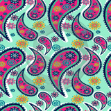Vibrant Paisley - Patterned Adhesive Vinyl (10 Designs) - ScriptDesigns - 1