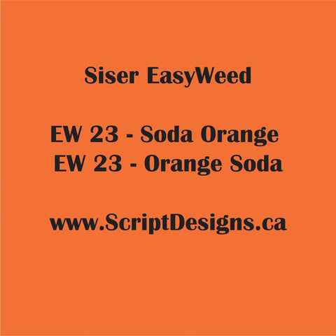 23 Orange Soda - Siser EasyWeed HTV