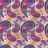Vibrant Paisley - Patterned Adhesive Vinyl (10 Designs) - ScriptDesigns - 2