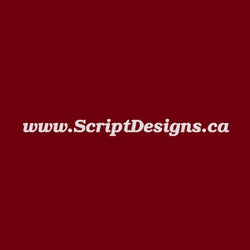 312 Burgundy (Red) - Oracal 651 Vinyl - ScriptDesigns - 1