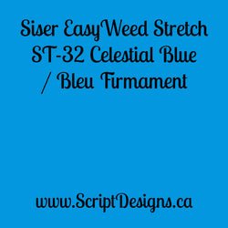 ST32 Bleu Céleste - Siser EasyWeed Stretch HTV