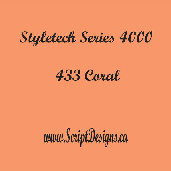 651 Equivalent Adhesive Vinyl (Styletech 4000) - 5 and 10 YARD ROLLS - Colours