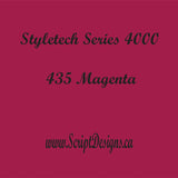 651 Equivalent Adhesive Vinyl (Styletech 4000) - 5 and 10 YARD ROLLS - Colours
