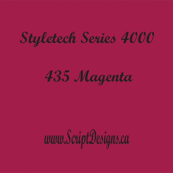 651 Equivalent Adhesive Vinyl (Styletech 4000) - 5 and 10 YARD ROLLS - Colours