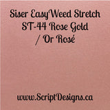 ST44 Rose Gold - Siser EasyWeed Stretch HTV