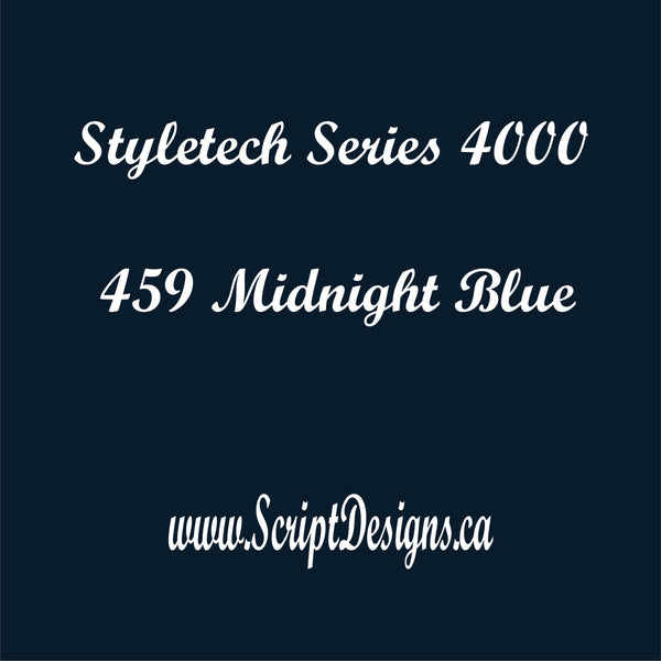 651 Equivalent Adhesive Vinyl (Styletech 4000) - 5 and 10 YARD ROLLS - Colours