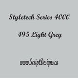 651 Equivalent Adhesive Vinyl (Styletech 4000) -  SHEETS and ROLLS - Blacks, Whites and Greys