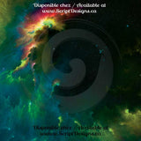 Space Ombre - Patterned Adhesive Vinyl (18 Different designs available)
