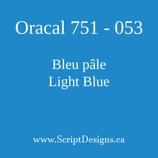 751 Oracal Marine grade - Sheets from 12'' to 36'' (1 yard)