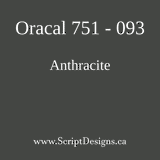 751 Oracal Marine grade - Sheets from 12'' to 36'' (1 yard)
