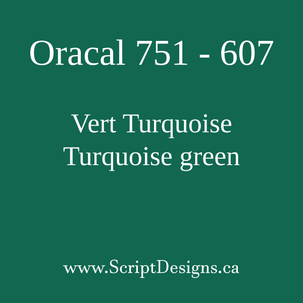 751 Oracal Marine grade - Sheets from 12'' to 36'' (1 yard)